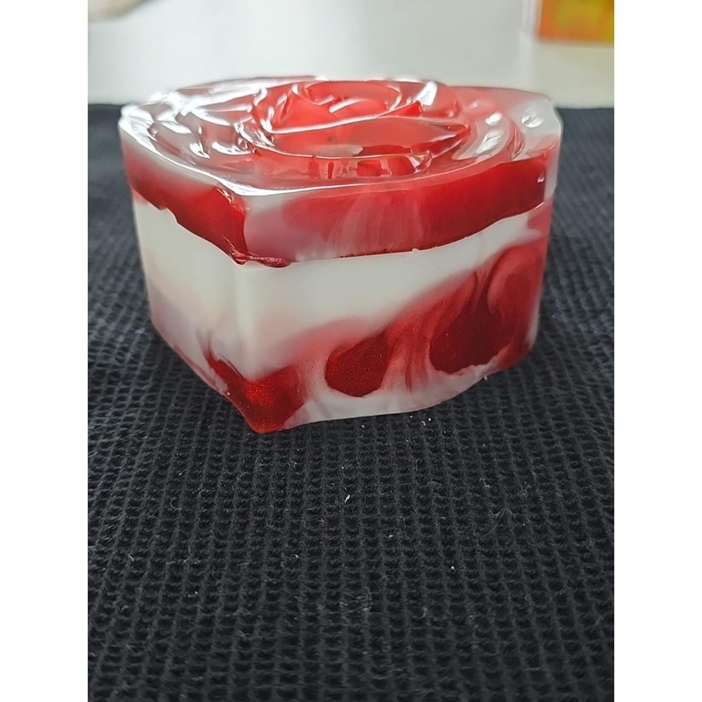 Handmade Resin Heart Shaped Box Valentines Gift Decoration 704